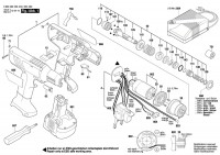 Bosch 0 602 490 434 EXACT 2 Cordless Screw Driver Spare Parts